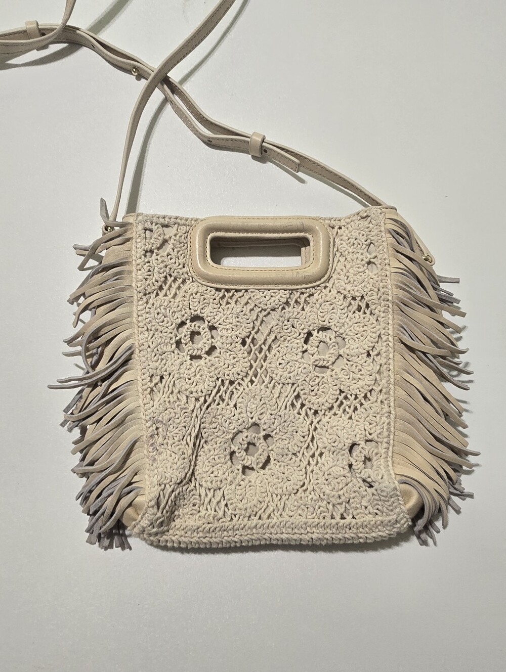 Maje Crochet Knit M Bag - Picture 15 of 16